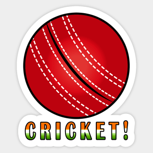 Sports Fan: Indian Cricket! Sticker